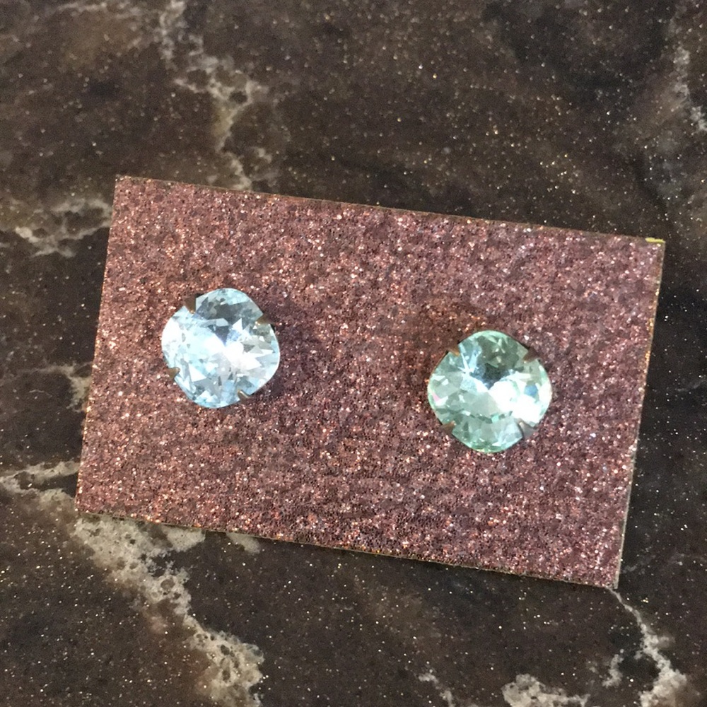 Liz Palacios square stud earrings